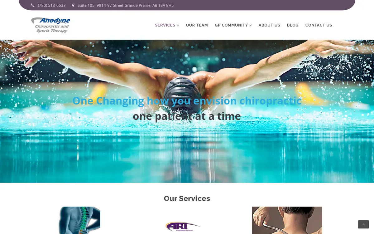Services page