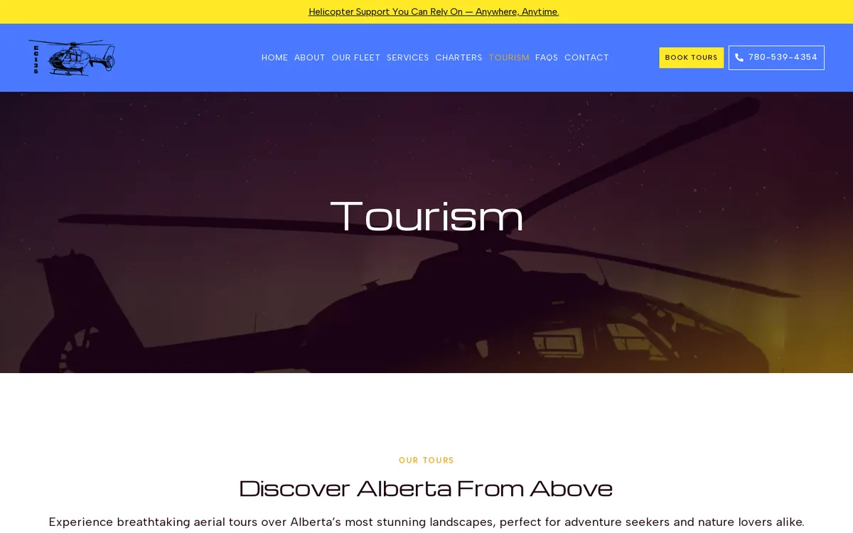 Tourism page