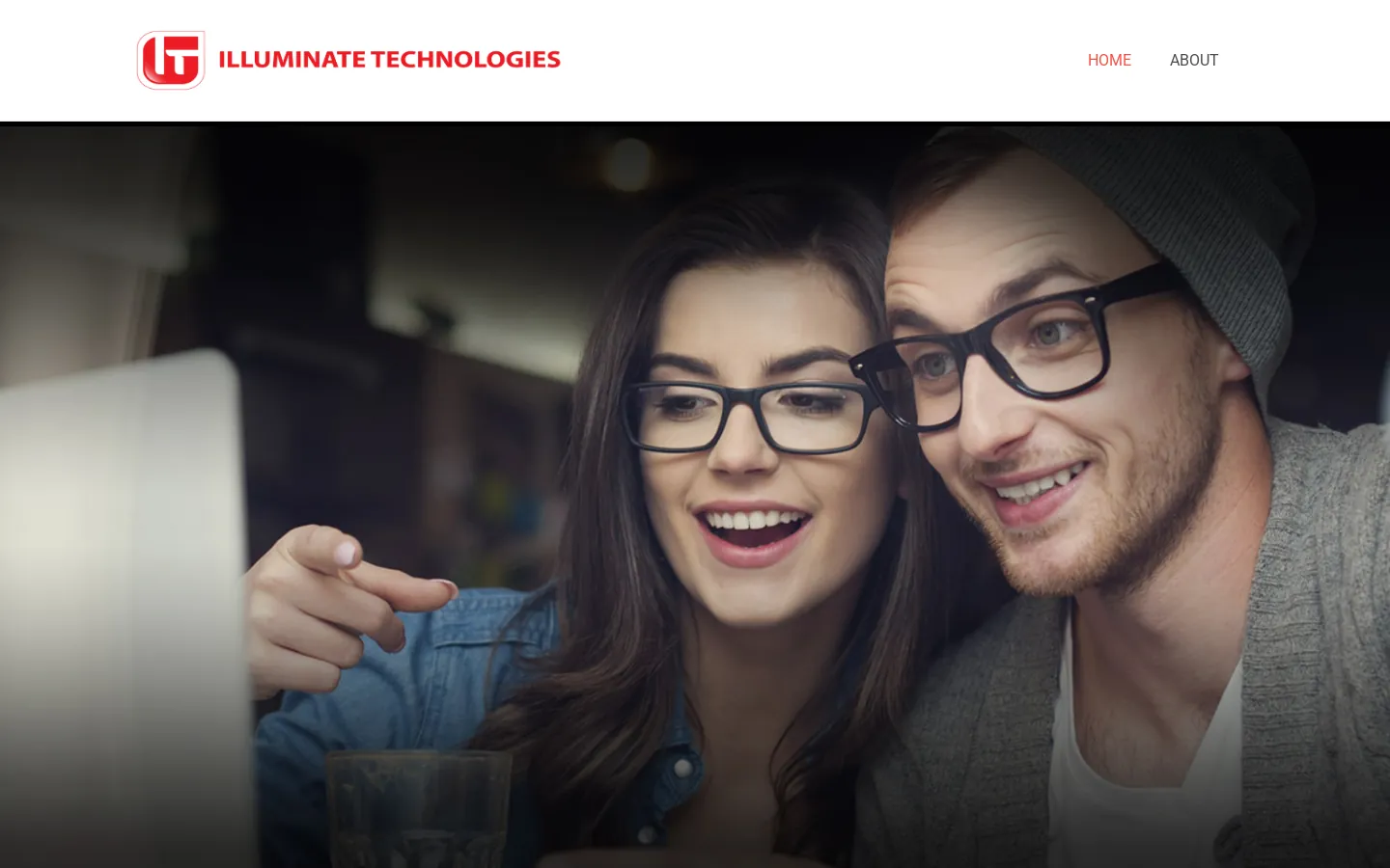 Illuminate Technologies Website website on desktop