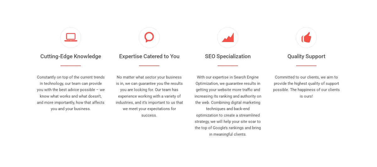 Expertise and support