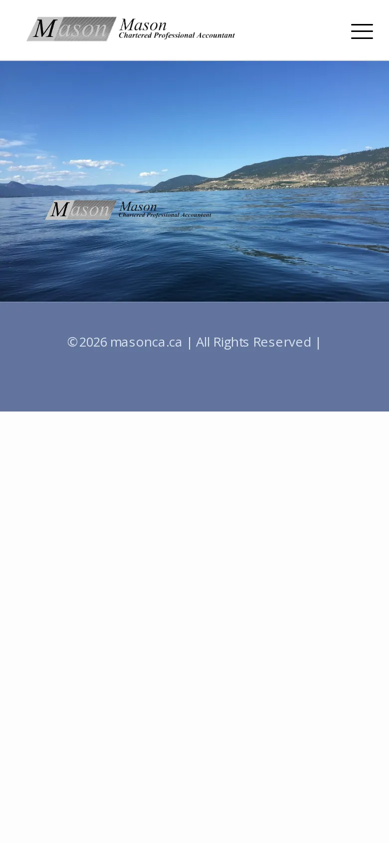 Mason CPA Accounting Firm Website website on mobile